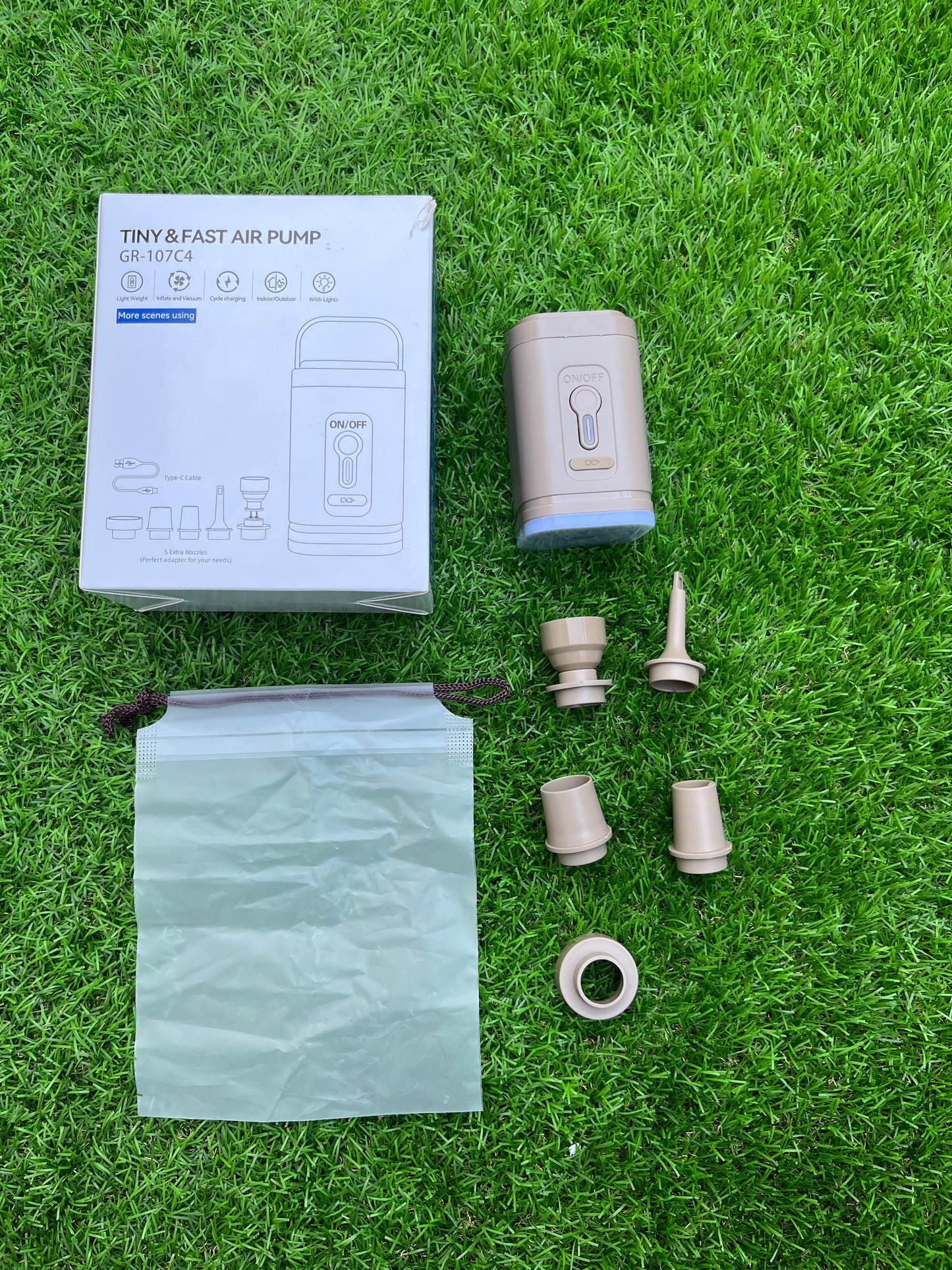 PumpGo - Mini Inflador Eléctrico Portátil